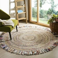 rug natural jute cotton modern living carpet reversible area home decor rugs living room decoration carpets for bed room