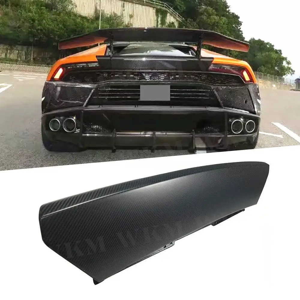 

Dry Carbon Car Racing Rear Spoiler Trunk Cover for Lamborghini Huracan LP610 LP580 2014-2018 FRP