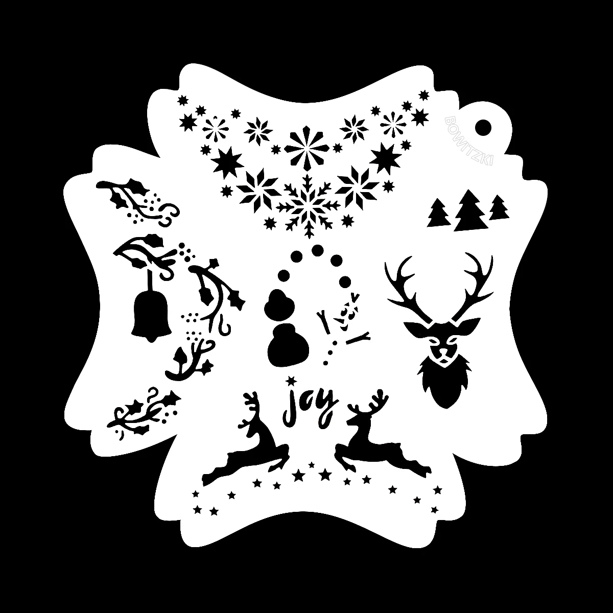 Многоразовые трафареты Bowitzki для рисования лица искусство тела временные