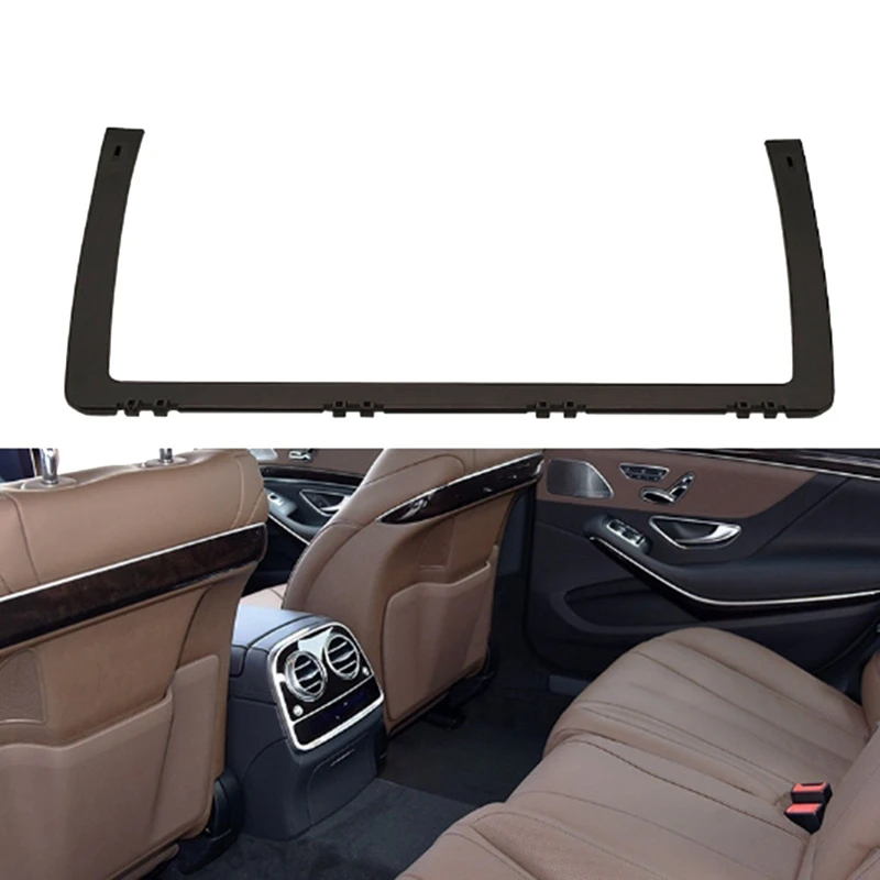 Car Front Seat Back Backrest Support Barcket Trim Replacement For Mercedes Benz S Class W222 2014-2020 Parts Brown
