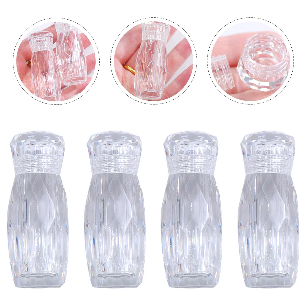 

Bottles Beads Nail Bottle Storage Jars Caviar Containers Empty Pixie Crystal Mini Diamond Cream Jar Micro Charm Lids Polish Box