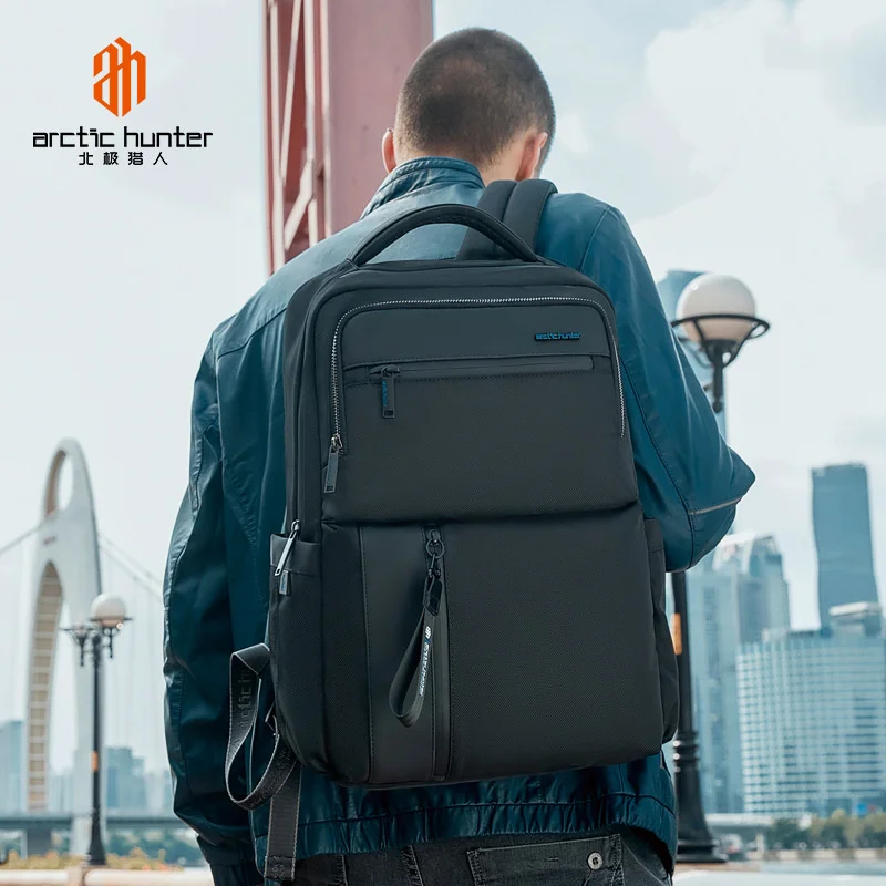 

Arctic Hunter men's backpack for work and commuting 15.6-inch Laptop Bag Light Business Travel Backpack