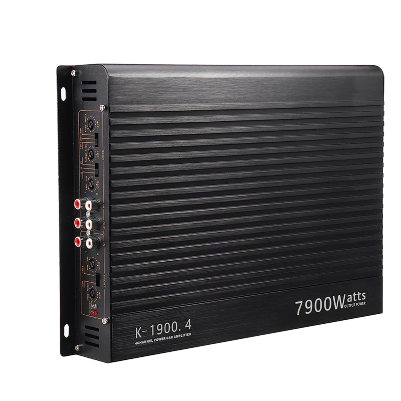 

12V 7900W Car Amplifier 4 Channel Car Audio Subwoofer Aluminum Alloy Vehicle Power Stereo Amp Car Sound Amplifiers Durable