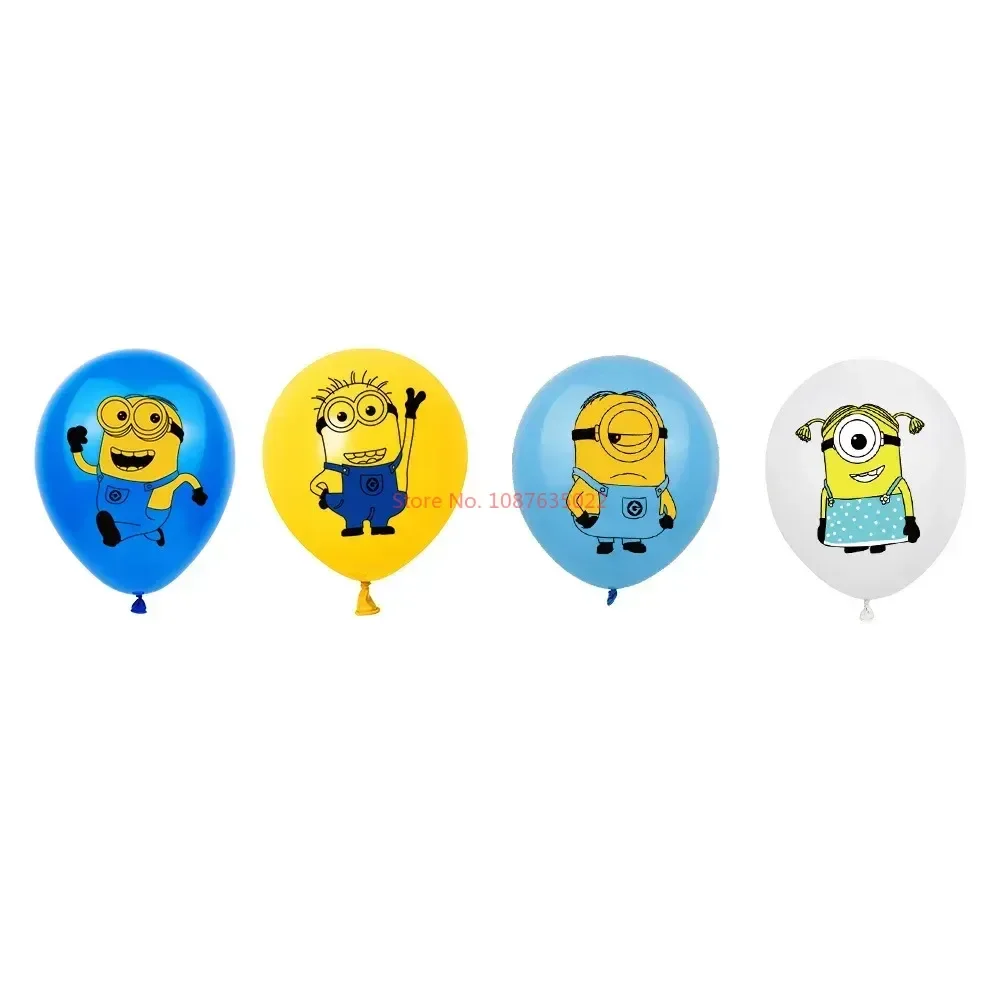 Новинка 2024 г. украшение для детского дня рождения с изображением миньонов набор