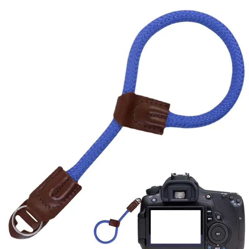 

Ремешок на запястье для камеры ремешок на руку нейлоновый ремешок на запястье для камеры с кожаным стопором нейлоновый ремешок быстросъемн...