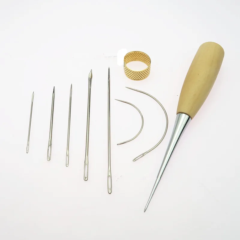 Кожаный набор для шитья DIY кожаное шило игл кожаная парусиновая палатка обувь