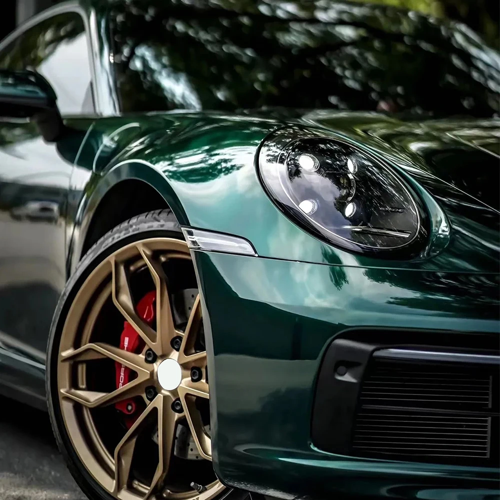 

Металлическая Темно-зеленая Виниловая Пленка Для Оклейки Авто, Наклейка На Бампер Из ПВХ