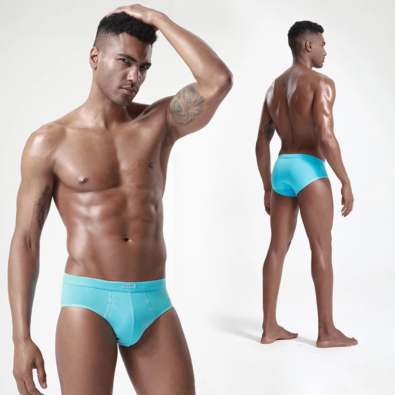 Men's panties underpants intimate accessories Male Sexy fashion youth men's briefs stretch cotton men U Pouch underwear 4PCS