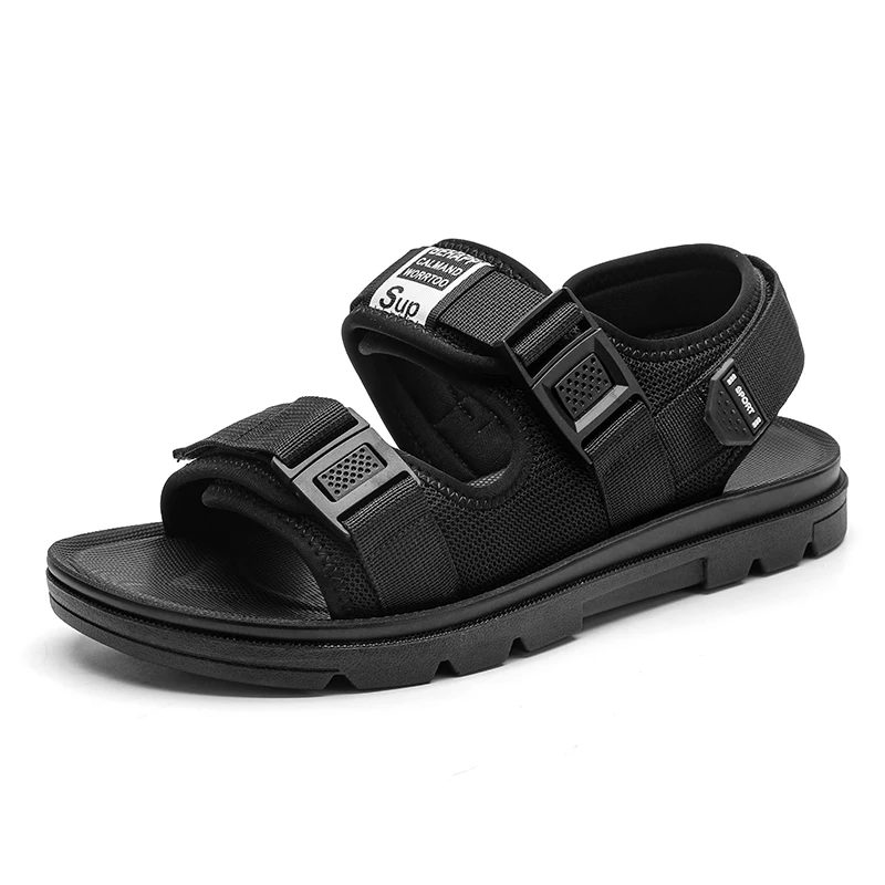 

Beach shoes men's casual sandals open toe buckle light sandals men