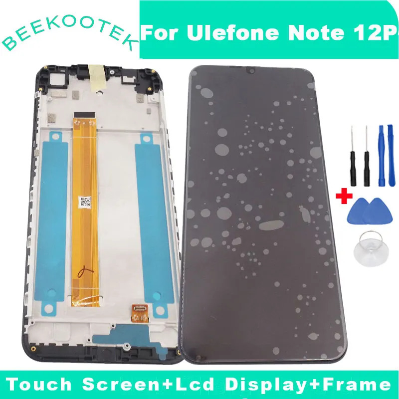 

Новый оригинальный ЖК-дисплей Ulefone Note 12P + сенсорный экран с рамкой дигитайзер Ремонт Сменные аксессуары для Ulefone Note 12P