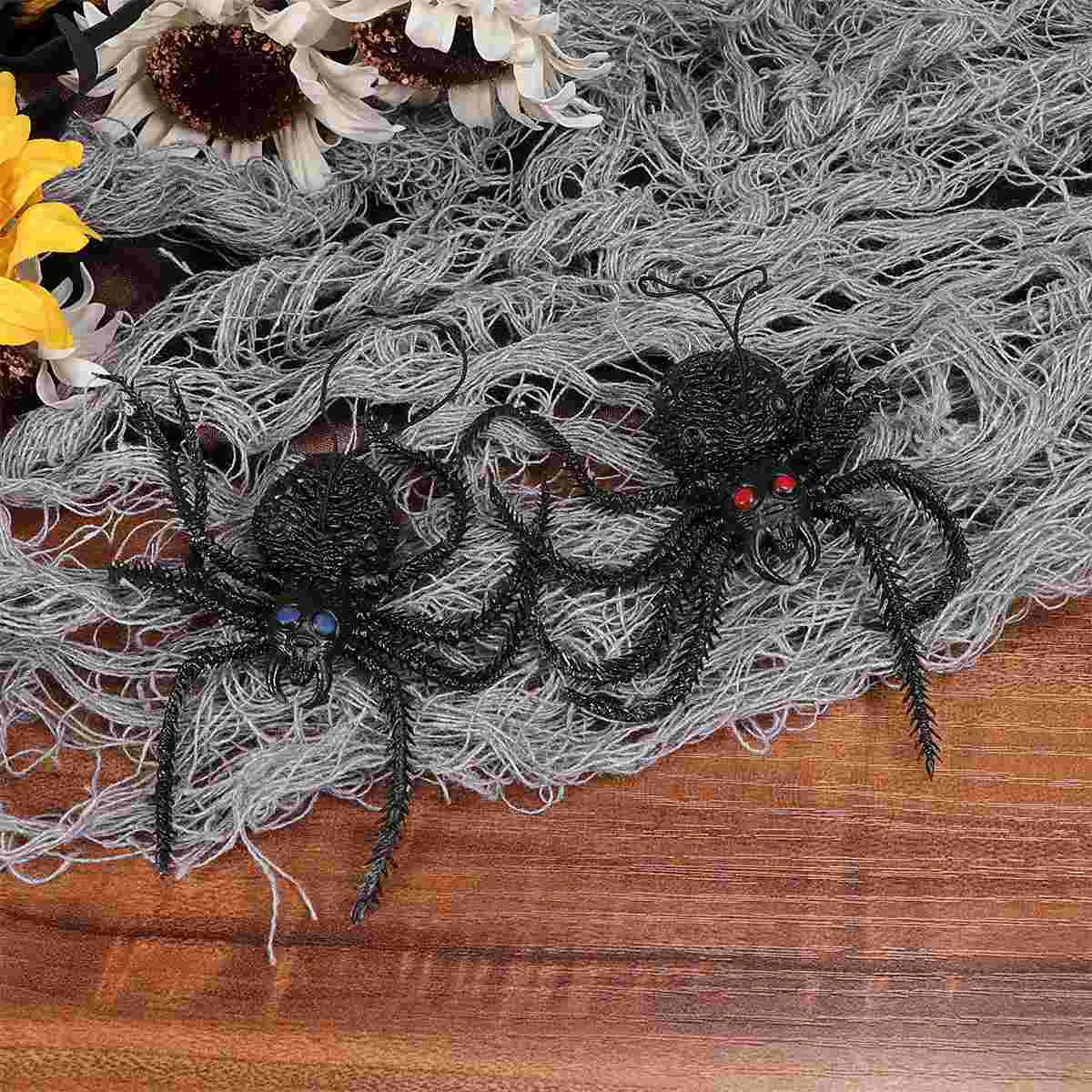 

2 Pcs Scorpion Toy Simulated Spider Fake Prop Funny Tricky Toys Halloween Artificial Insect Plastic Spiders