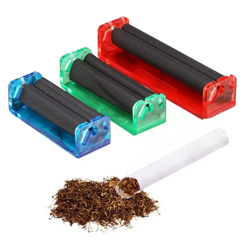 

Potable Cigarette Roller Machine Easy Tobacco Cigar Joint Rolling Maker Manual Making Cigarettes Device Smoking Accessories Tool