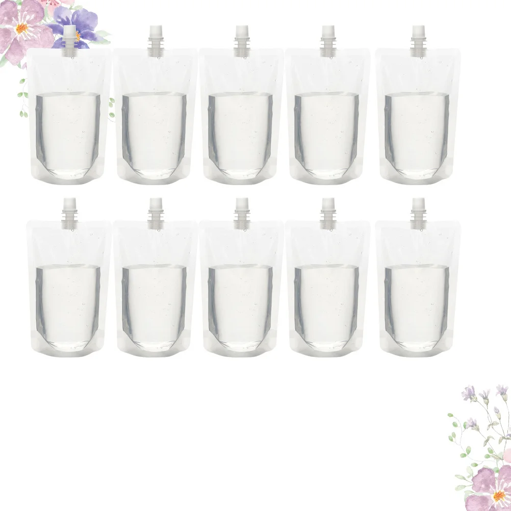 

Flask Flasks Pouch Pouches Bagliquor Fordrinkreusable Drinking Beverage Travelconcealable Drinks Adult Wineclear Smoothie