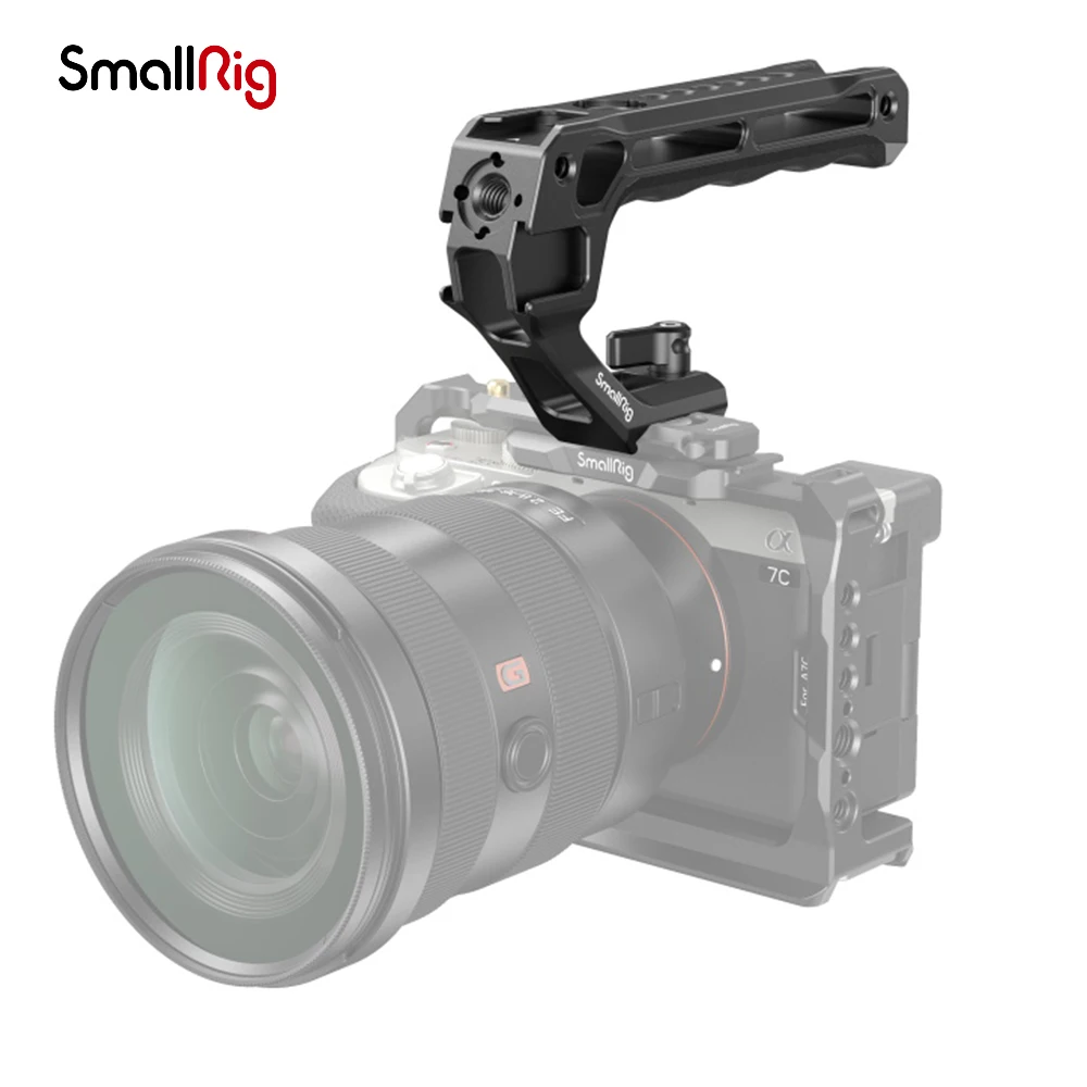 

SmallRig NATO Top Handle Lite with Cold Shoe Portable Camera Handle for Shoot Fit Sony Canon Nikon Camera Cage 3766