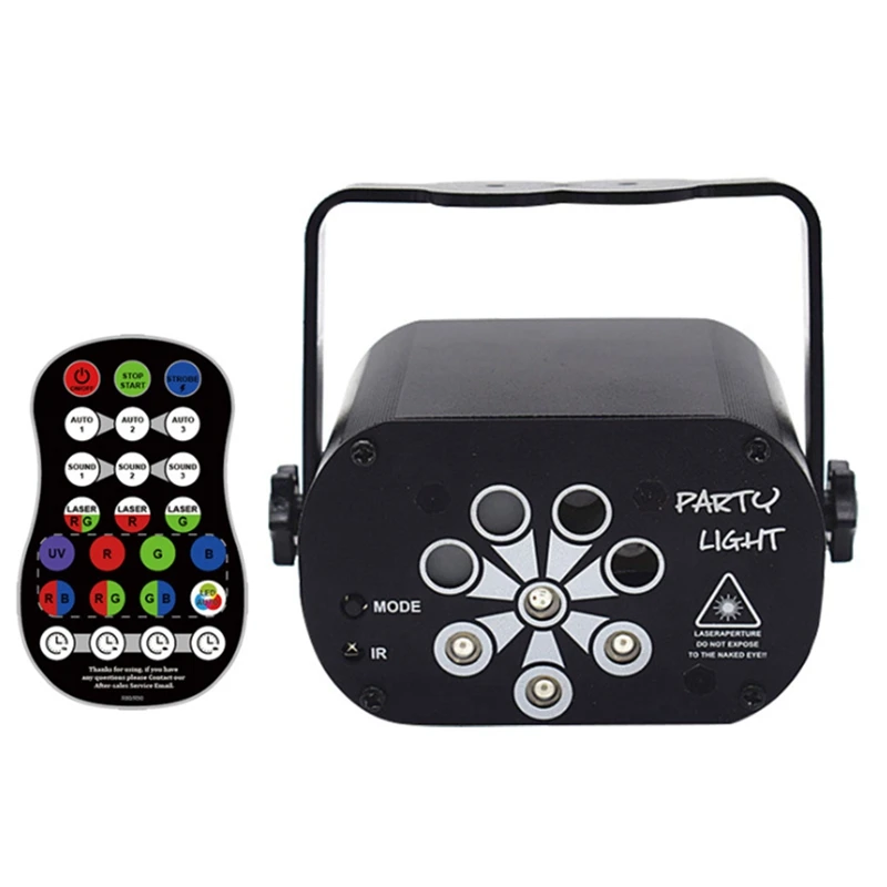 

Party Lights,DJ Stage Lighting Mixed Effect Light Party Music Show Projector With Remote Control Sound Activated Dance