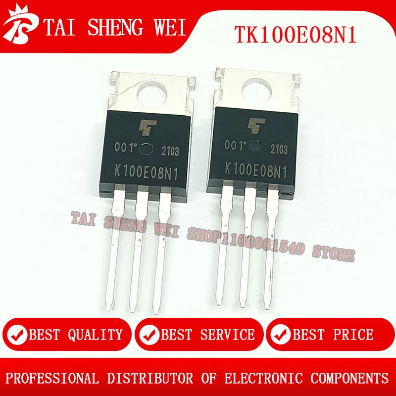 10 шт. TK100E08N1 TO220 K100E08N1 80 в 100A TO-220 новый оригинальный