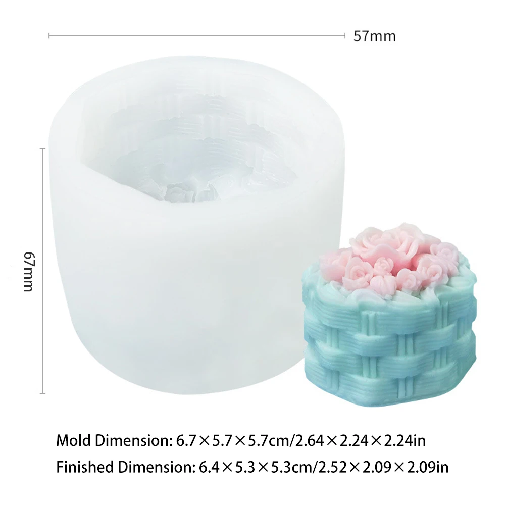 Силиконовая форма в форме сердца для мыла свечи цветов розы сахара сделай сам