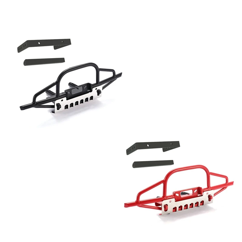 

Metal Front Bumper for 1/10 RC Crawler Car Traxxas TRX4 Bronco Chevrolet K5 Defender Axial SCX10 III JEEP Parts