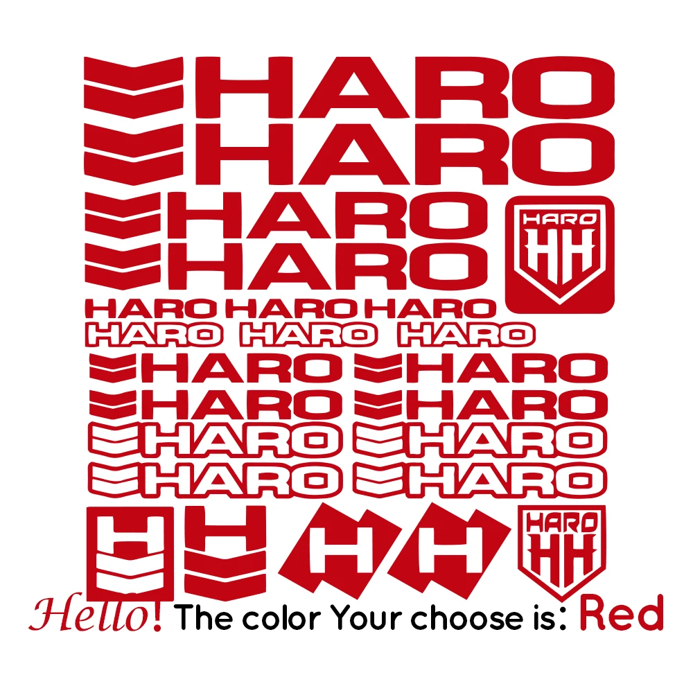 

Виниловые наклейки для Haro, лист, наклейки для рамы велосипеда, велосипеда, горного велосипеда, гоночной дороги, Стайлинг автомобиля, графические наклейки для кузова автомобиля