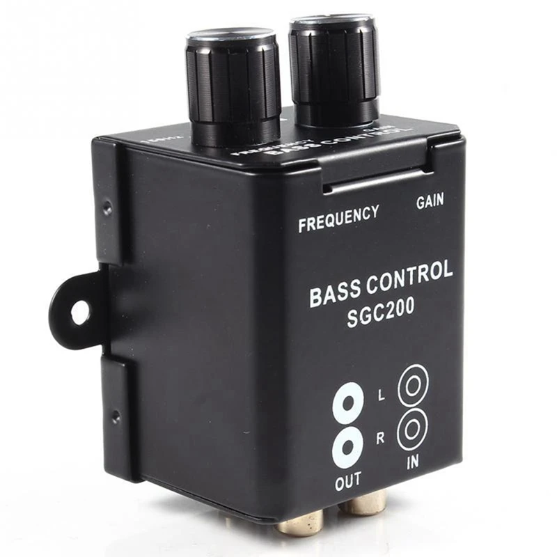 

Auto Car Remote Amplifier Subwoofer Car Audio Equalizer Crossover Bass Controller Bass Equalizer Controller 4 RCA