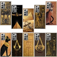 egypt pharaoh mural phone case for samsung s22 ultra s21 plus galaxy s20 fe s10 lite 2020 s9 s8 s7 s6 edge cover