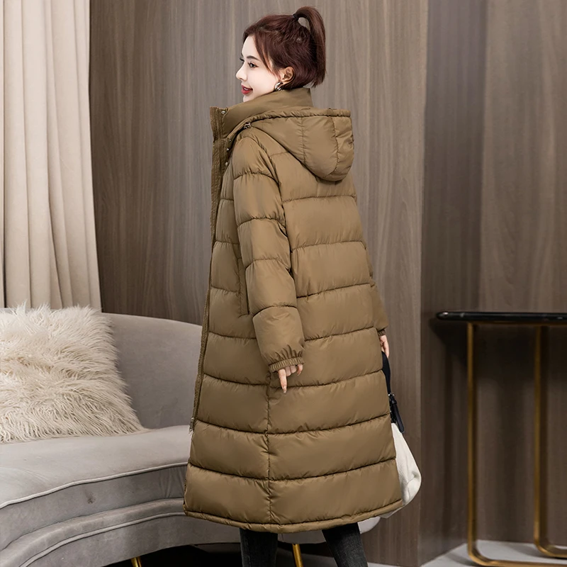 Down Cotton Coat All-matching women's Long Coat 2023 Winter Korea Fashion L Jacket Promotion