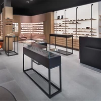 Customized Design Modern High Quality Optical Shop Interior Display Furniture And Glass Showcase