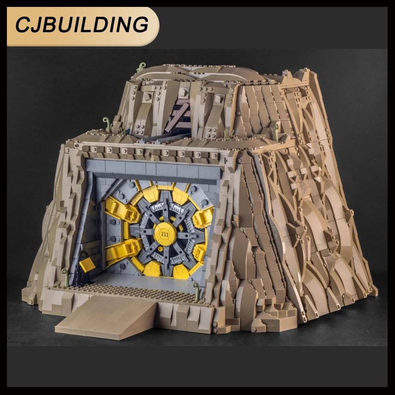 4260 шт. рабочая Fallout Vault MOC креативная модель с видом на улицу строительные блоки