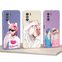 anime yarichin club liquid silicone soft cover for xiaomi redmi 9 9a 9at 9c 9t 8 8a 7 10x k40 k30 k30s prime phone case