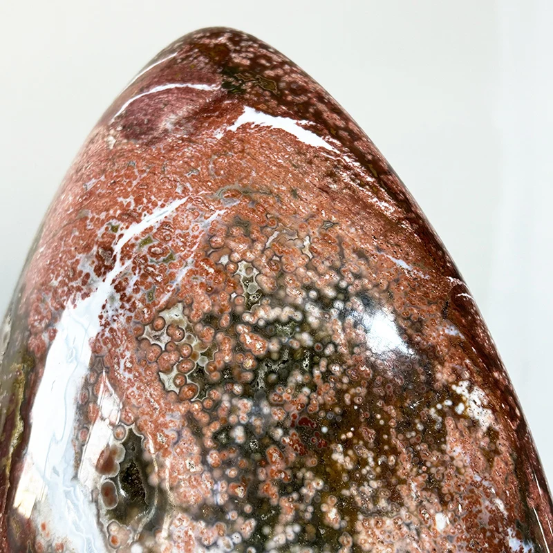 Кристаллы свободной формы Ocean Jasper натурального цвета розовый декор комнаты