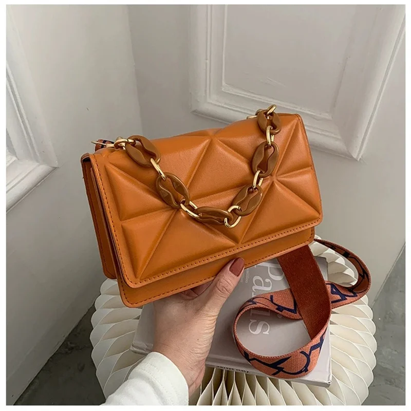 2024 большие сумки на плечо для женщин Сумки из искусственной кожи с узором под