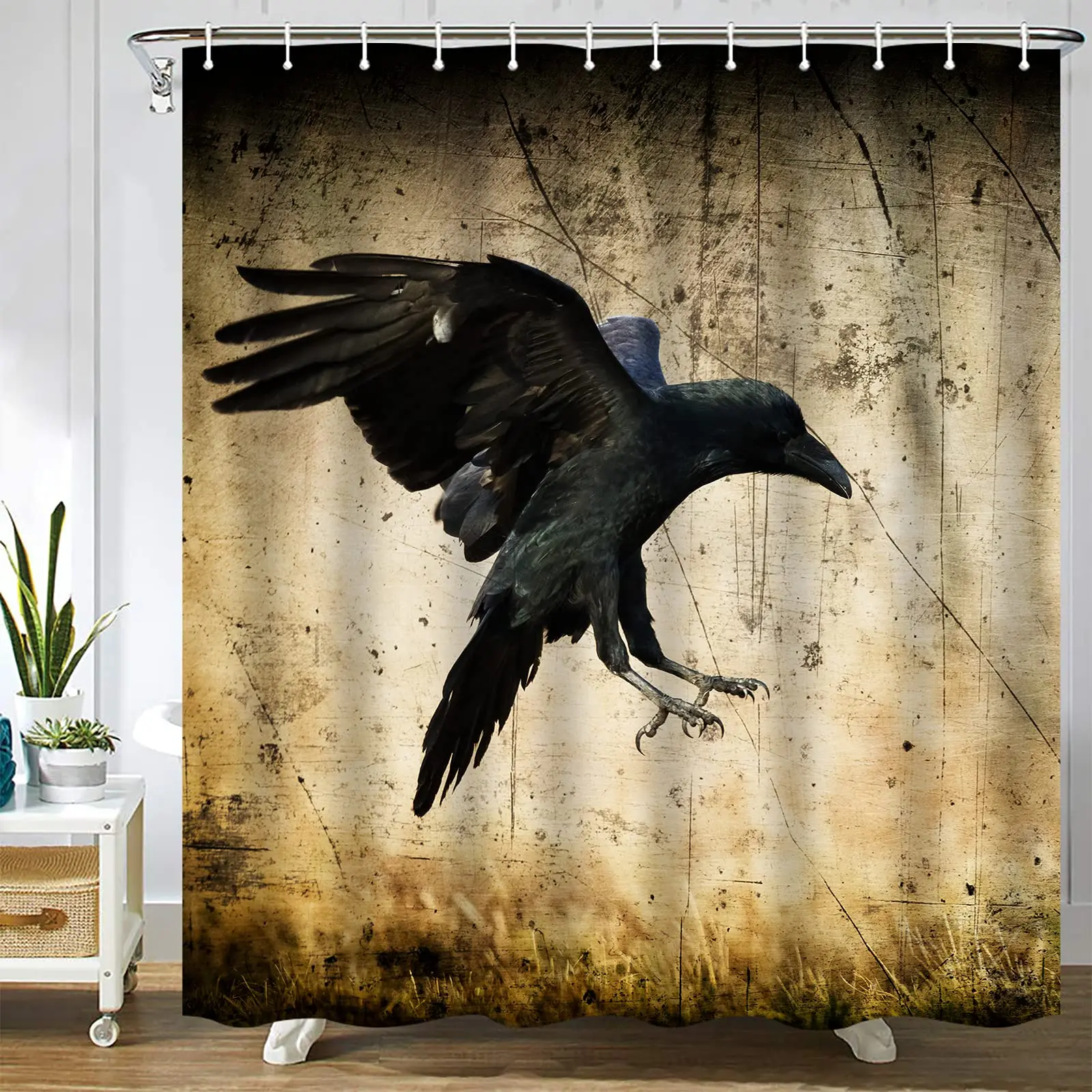 Ворон на стене. Гардина с рисунком паутина. Лесная лань». Вороны шторы. Вороны шторы.