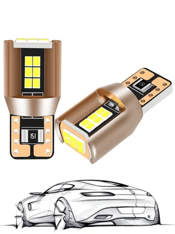 2 шт. Новые T10 W5W Супер яркие 2016 светодиодные автомобильные парковочные огни WY5W Автоматические клиновые поворотные боковые лампы Canbus Внутренние купольные лампы для чтения 12 В
