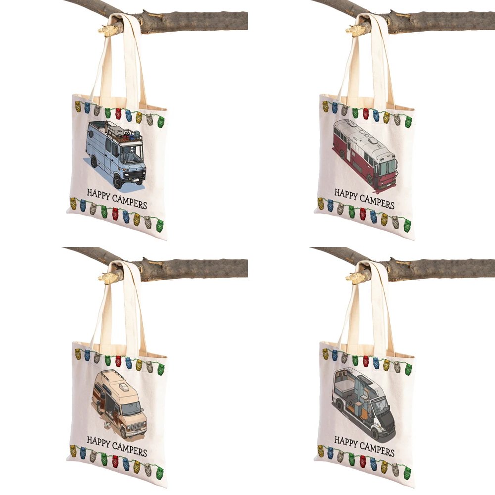 Сумка-тоут женская парусиновая с мультяшным принтом |