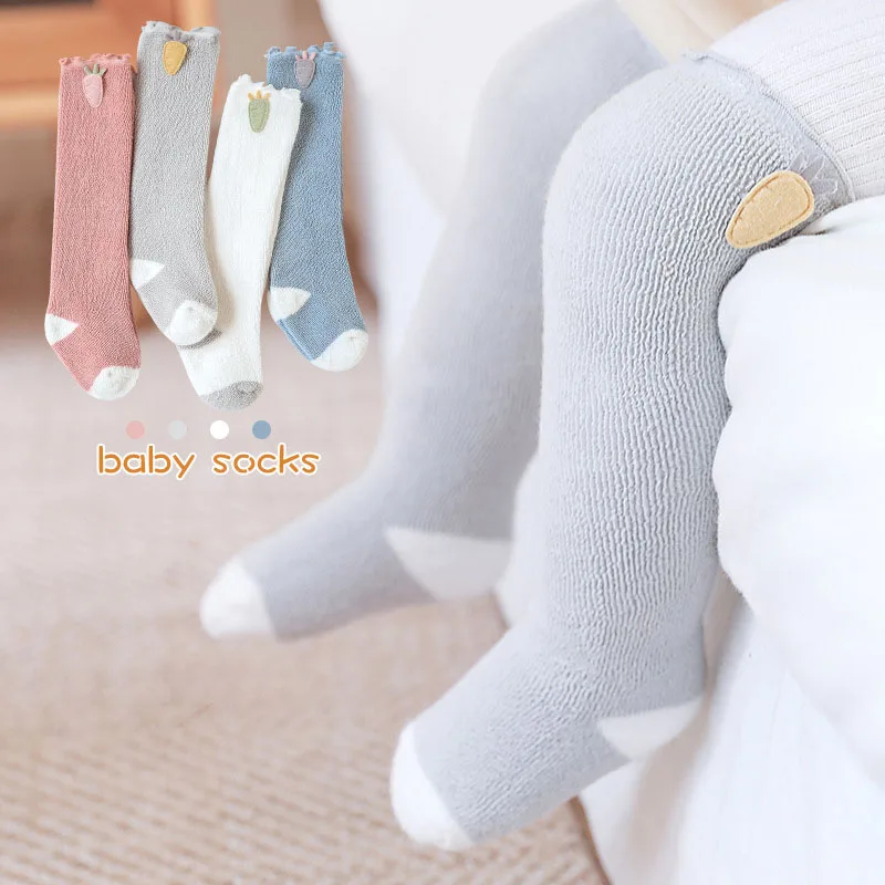

Winter Terry Thickened Baby Socks Baby Stockings Warm Newborn 0-3 Years Old Knee High Socks Baby Leggings Accessories