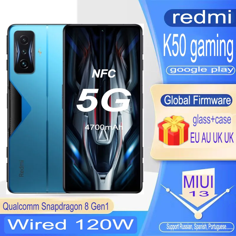 5G NFC Redmi K40 Gaming k50 Gaming 67w redmi K40 redmi k40pro Global ROM Xiaomi Smartphone Global firmware Google play