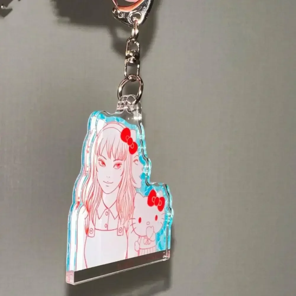 Sanrio Hello Kitty Tomie Junji Ito знак шарнирный акриловый брелок с героями мультфильмов аниме