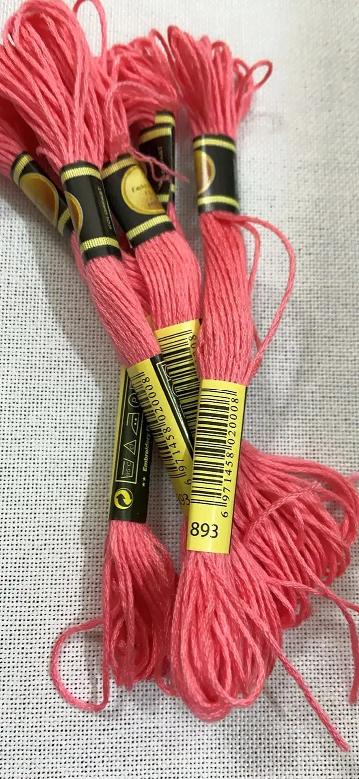 Набор ниток для вышивки DMC 893 радуга 10 шт.
