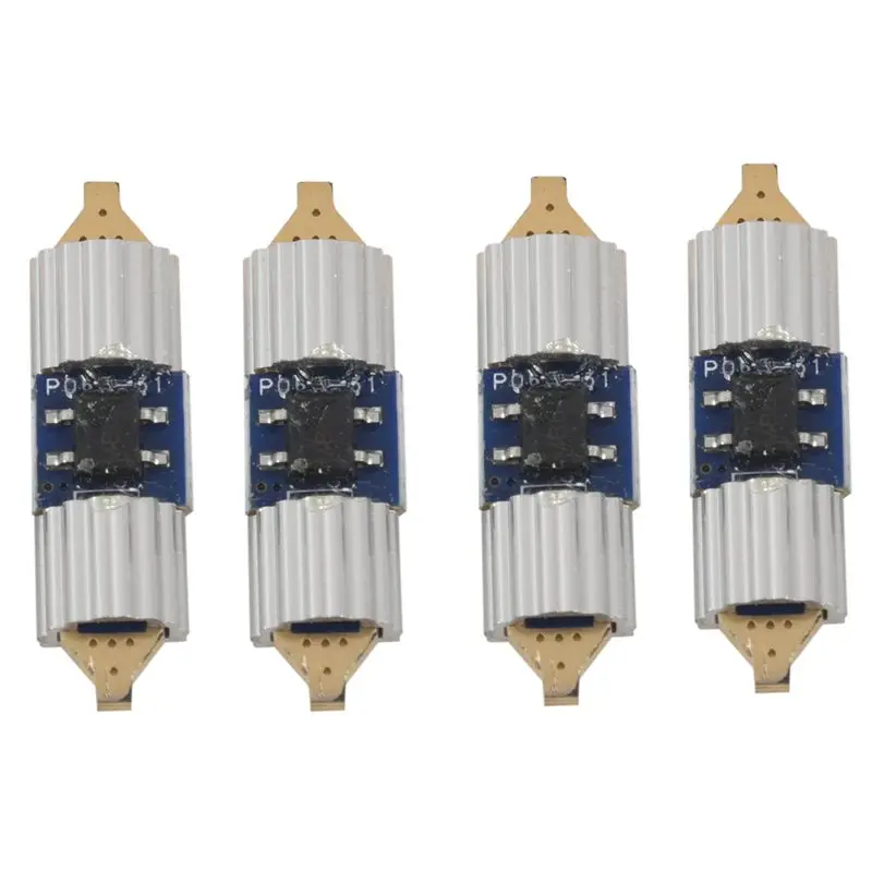 

4X 31Mm C5w Festoon LED Bulb White Dome Light Double Tip -3030-3SMD Reading Lamp Roof Light