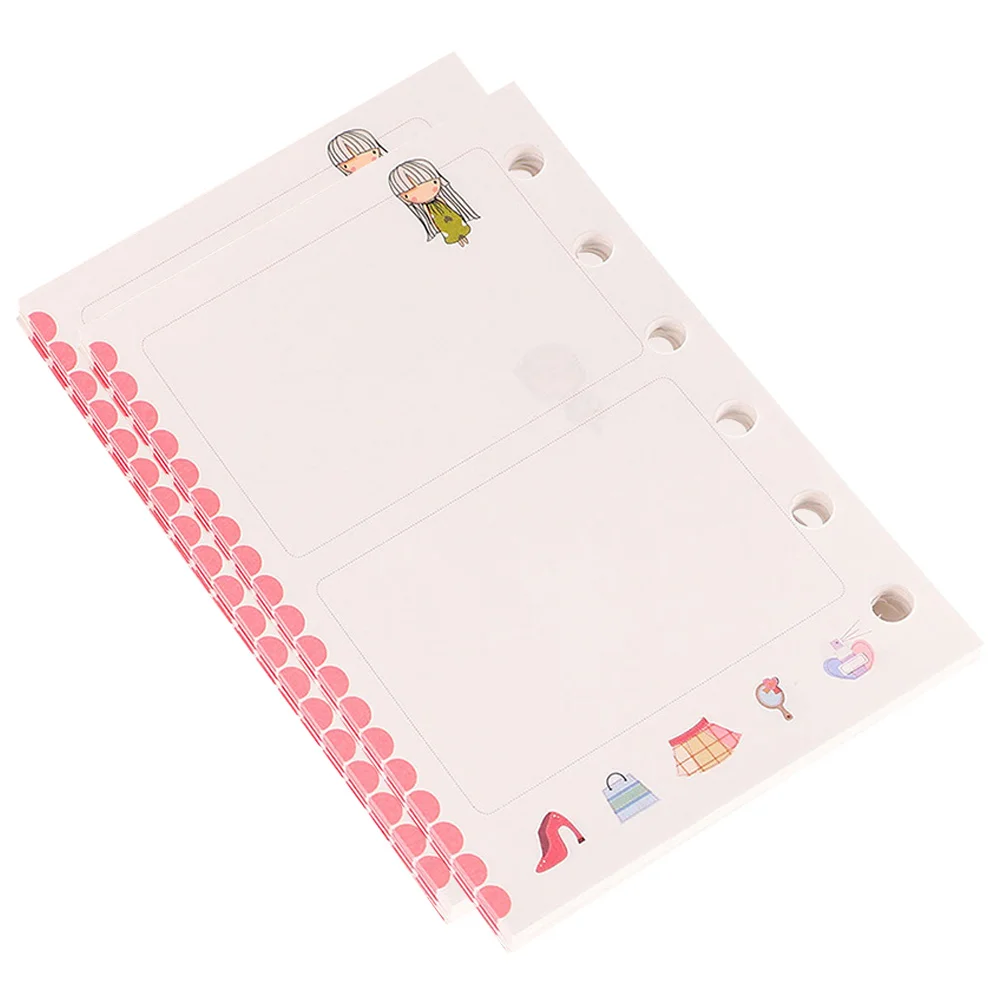 

Inner Refill Practical Notepad Paper Notebook Planner Binder Replacement Refills