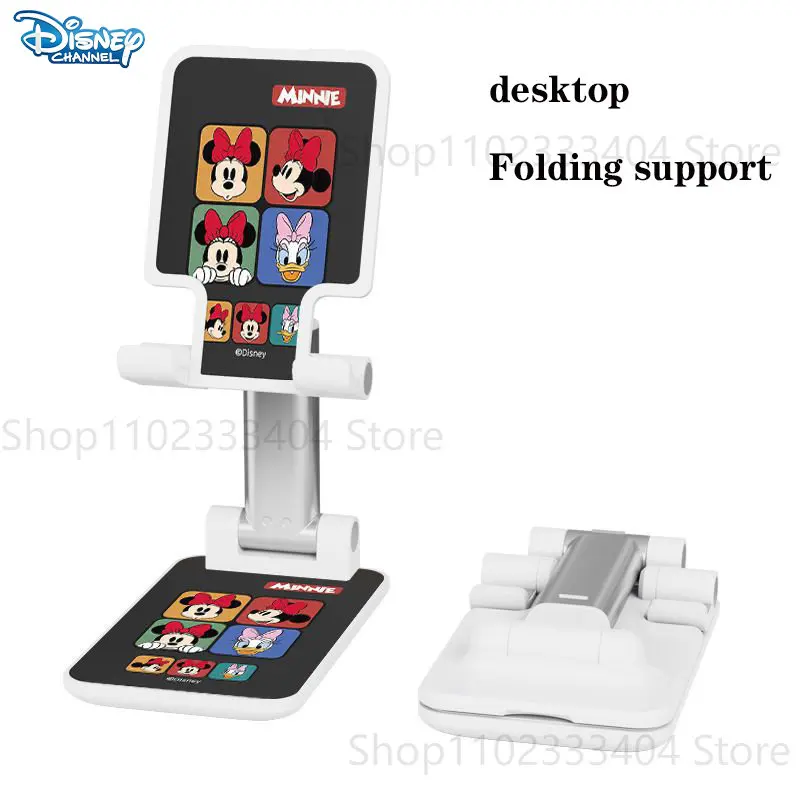 

Disney Mickey Minnie Donald Duck Universal Desktop Mobile Phone Tablet Stand For Phone iPad Non-slip Foldable Adjustable Height