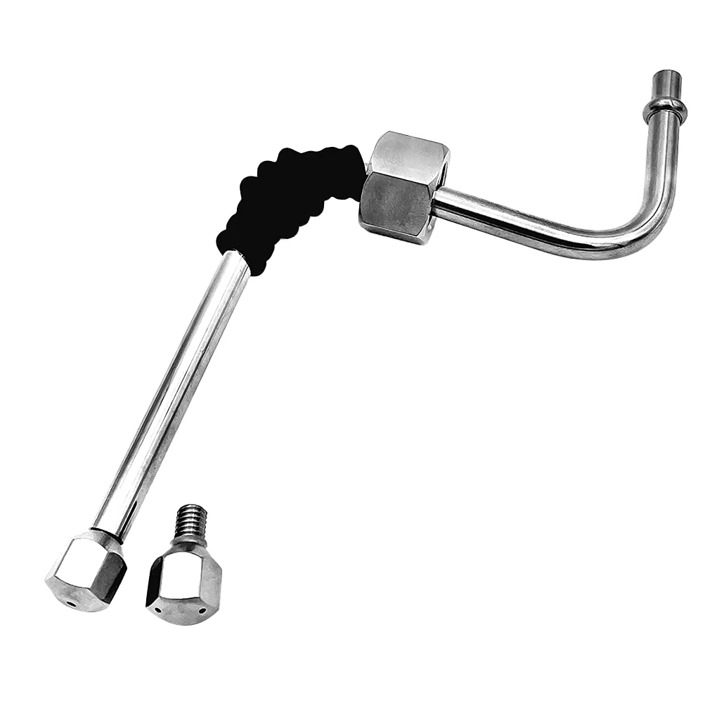 

Кофе Паровая палочка 304 нержавеющая сталь кофе Паровая труба Замена для Rancilio V1 V2 машина аксессуары