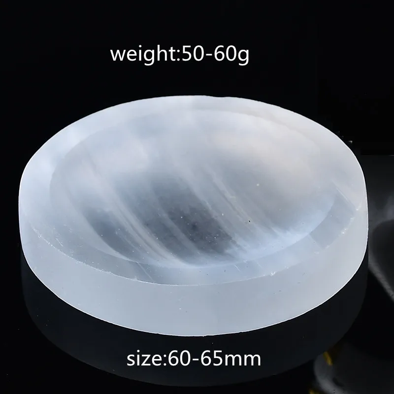 1 шт. натуральная пластина из селенита многослойная резная зарядная для