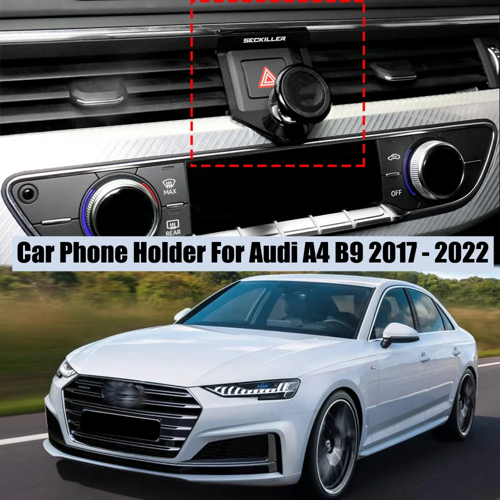 

Car Phone Holder For Audi A4 B9 2017-2022 Air Vent Mount Magnetic 360 Degree Rotate GPS Mobile Holder Car Accessories