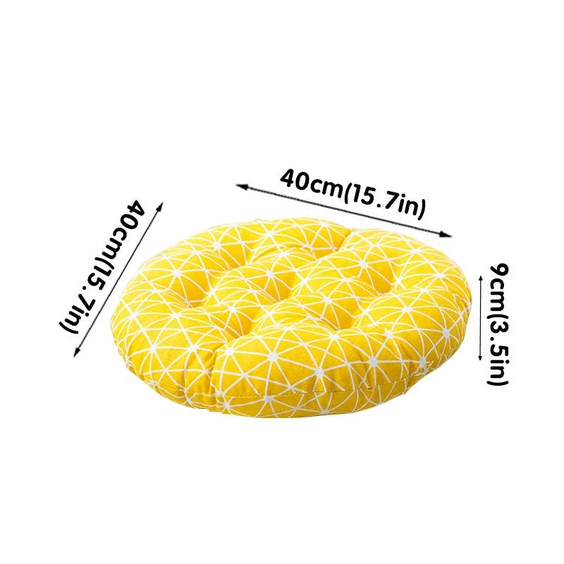 Утолщенная круглая подушка мягкая футоновая для кресла домашнего декора