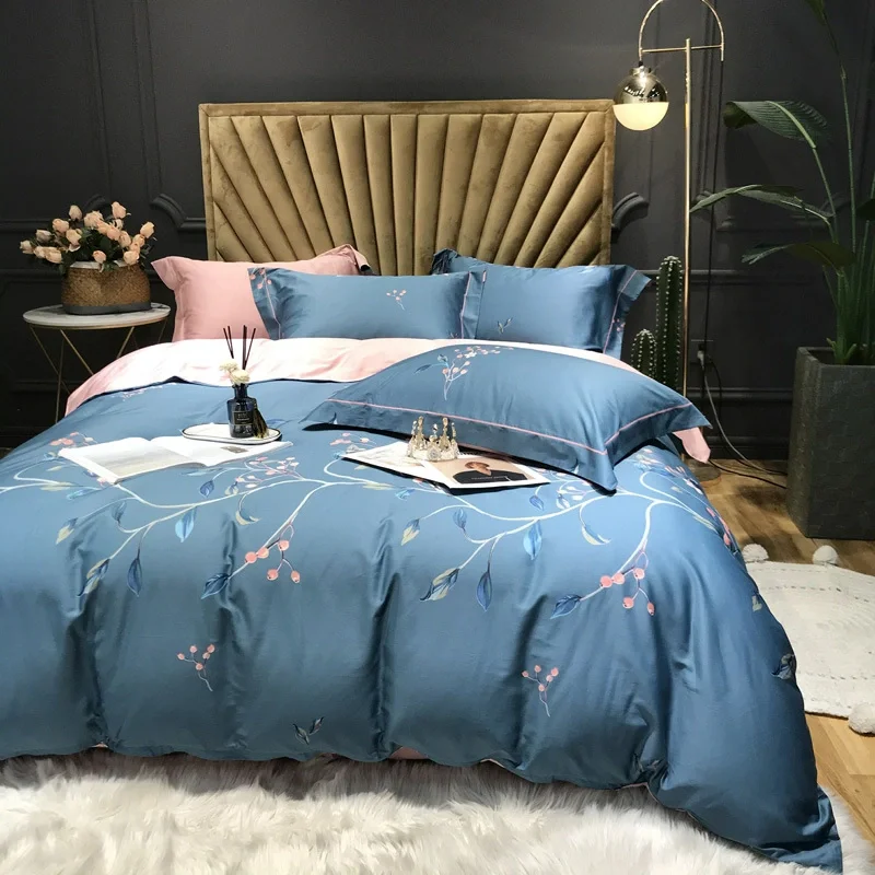 

New Four Seasons Cotton Satin Digital Printing Double Bed Duvet Cover