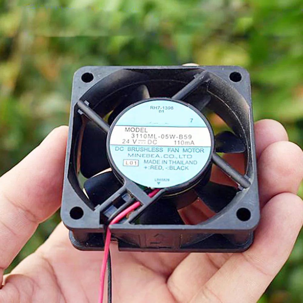 Мини вентилятор охлаждения для ПК с двойным шарикоподшипником 60*60*20 мм 3110 мл Вентилятор охлаждения постоянного тока 12 В 24 в 30 в 6 см 60 мм вентилятор охлаждения 6020 вентилятор для чехла компьютера