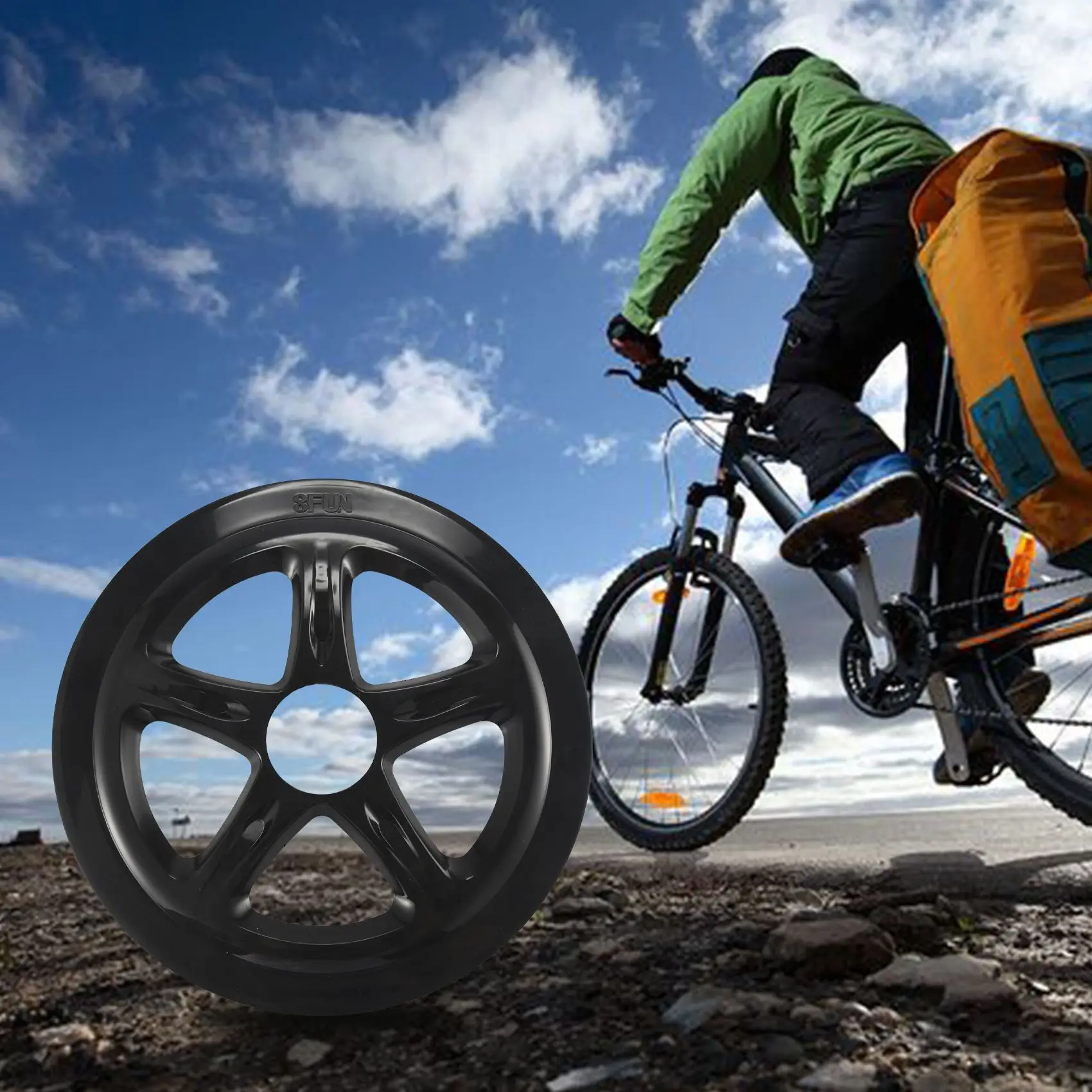 

Велосипед Ebike BBS01 BBS02, звездообразное колесо и звездообразное кольцо, черные зубья 52T для приводного двигателя Bafang Mid