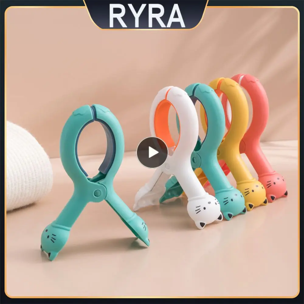 

Reusable Thickened Clothes Rack Windbreaker Clip Fastening Non-slip Durable Blanket Clothespin Cartoon Big Clip Fixed Towel