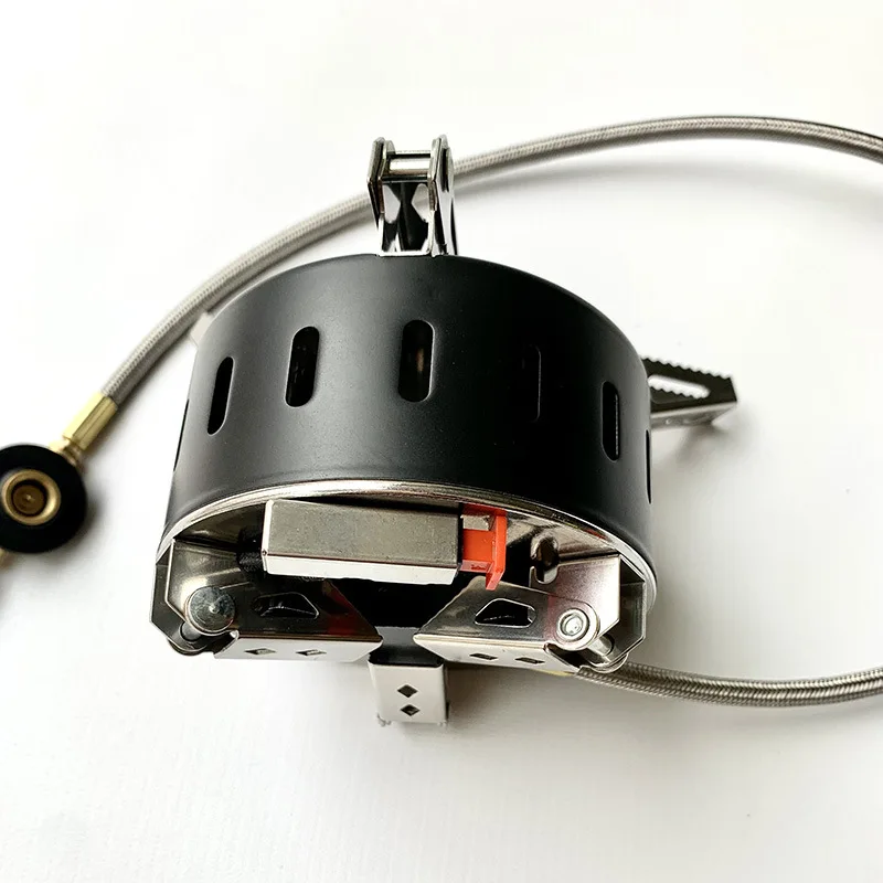 Портативная туристическая горелка газовая плита с сильным огнем для кемпинга